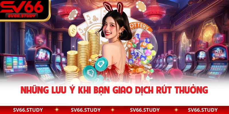 Những lưu ý khi bạn giao dịch rút thưởng