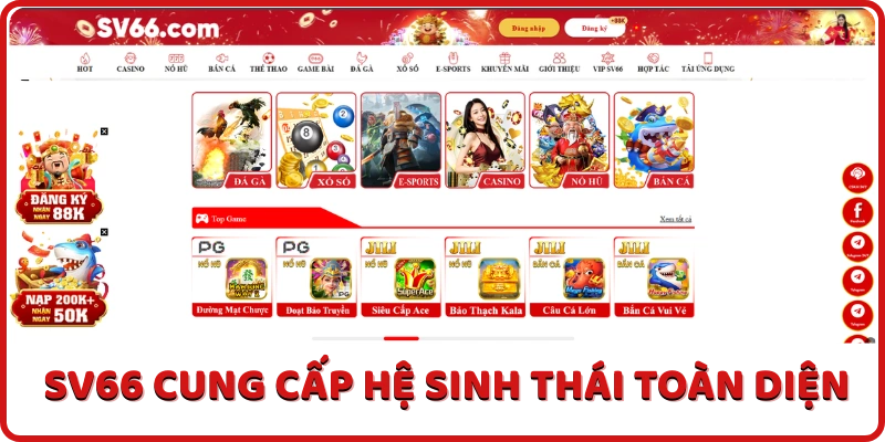 SV66 - Kho trò chơi đồ sộ với hơn 3.500 siêu phẩm giải trí